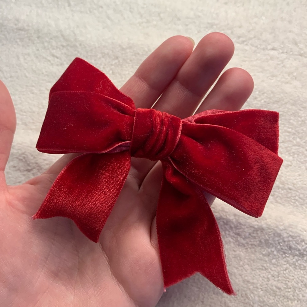 Red Velvet Bow